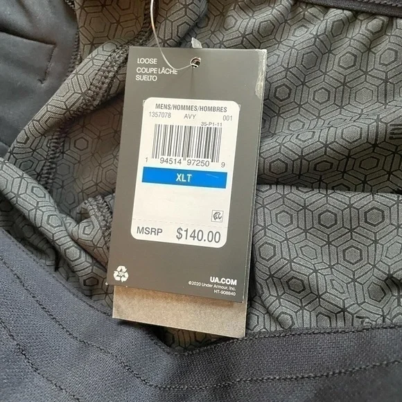 UNDER Armour Men's UA RECOVER Pants XL tall